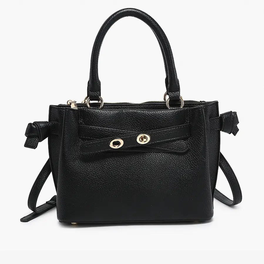 Maddie Twist Lock Satchel