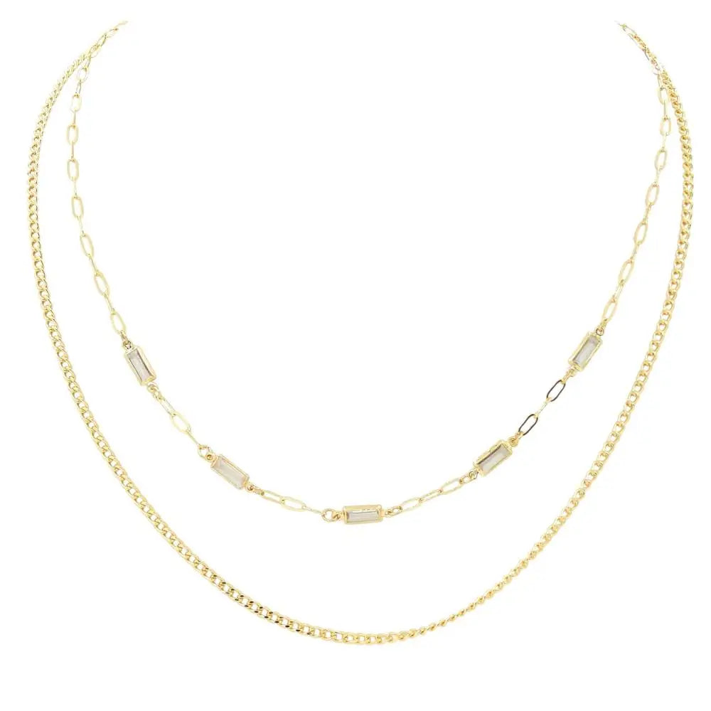 Gold Beaded Necklace