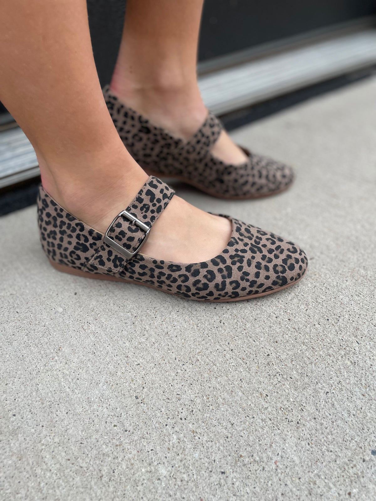 Samantha Leopard Flats