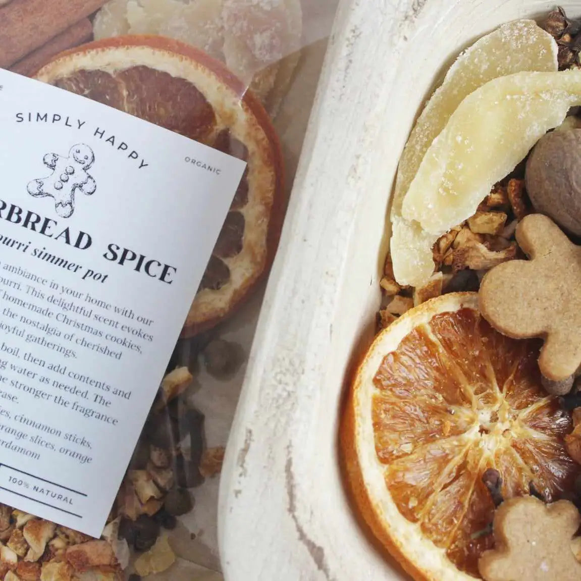 Gingerbread Spice|Organic Potpourri Blend