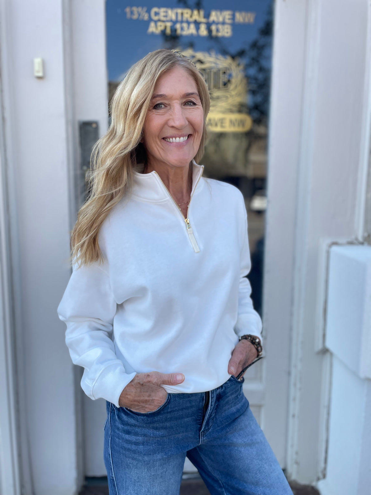 Ophelia Half Zip Sweatshirt