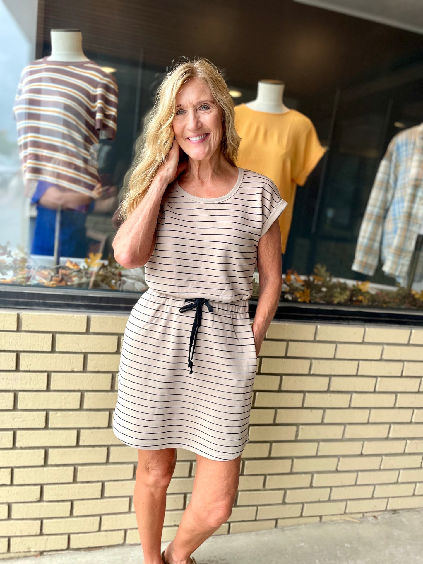 Gardenia Striped Dress