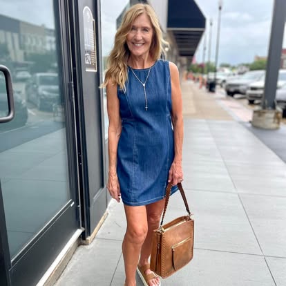 Aurora Sleeveless Denim Dress