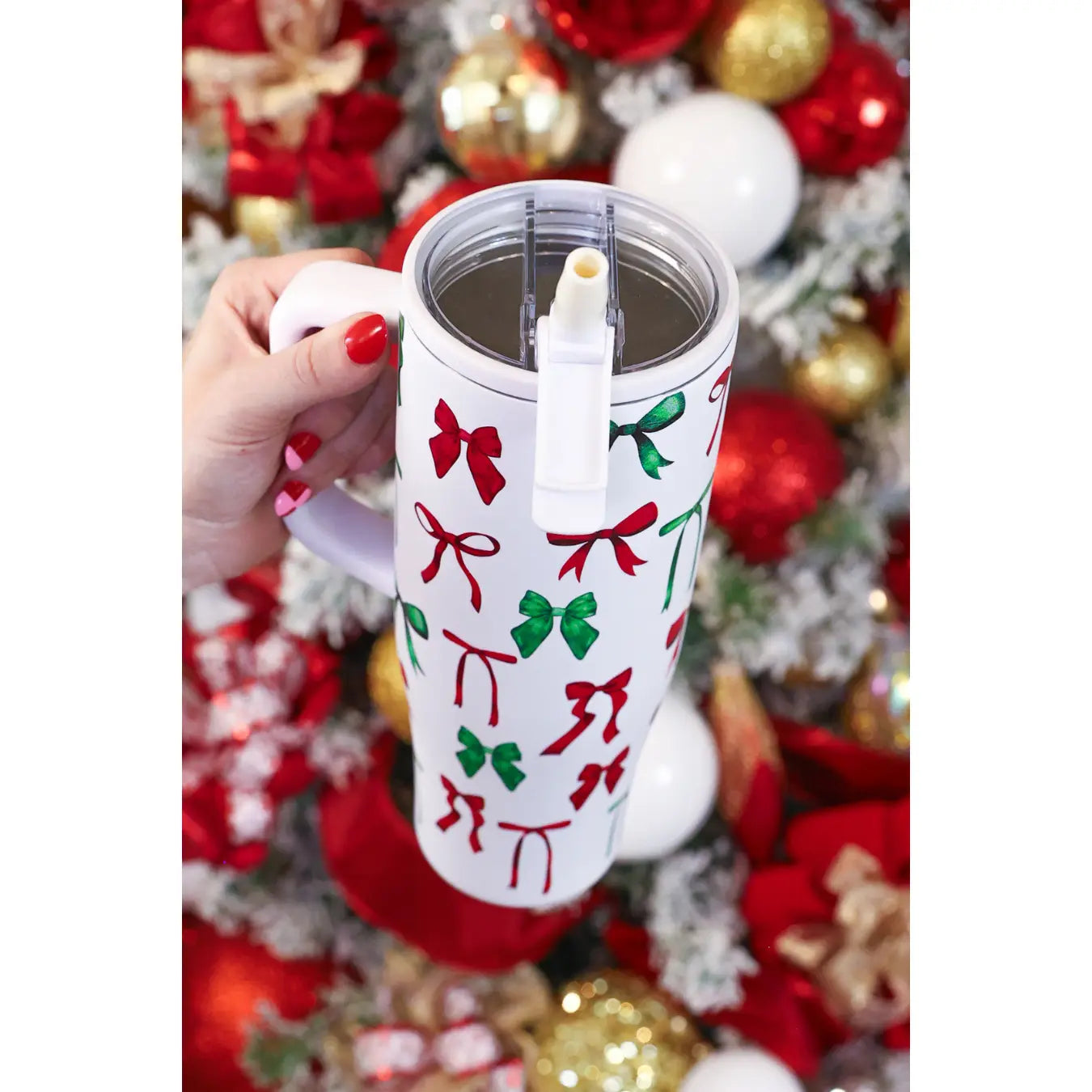 Christmas Bow Tumbler