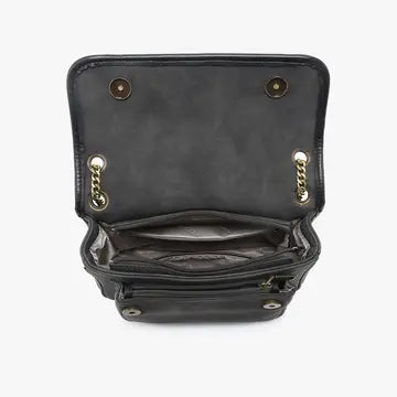 Nola Convertible Suede Crossbody Bag