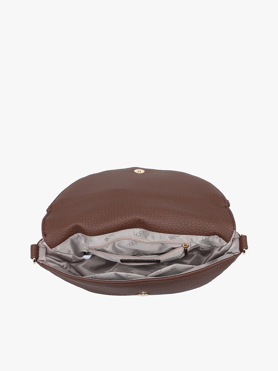 Alessandra Foldover Crescent Crossbody