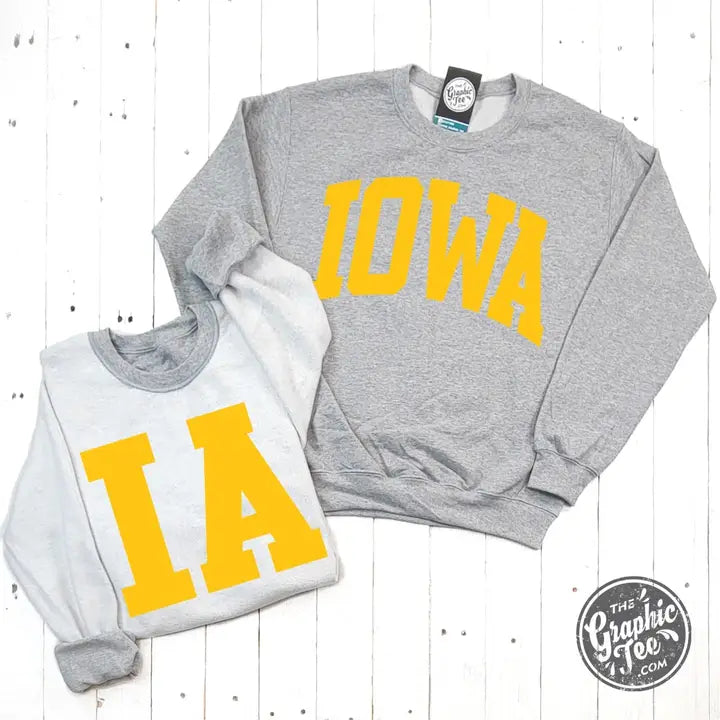 Iowa Reversible Sweatshirt