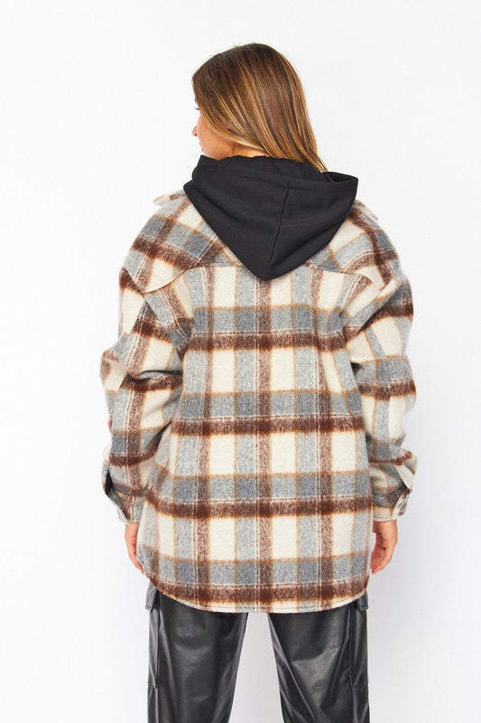 Palmer Oversized Plaid Jacket