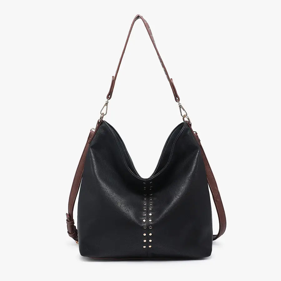 Emery Slouchy Studded Hobo
