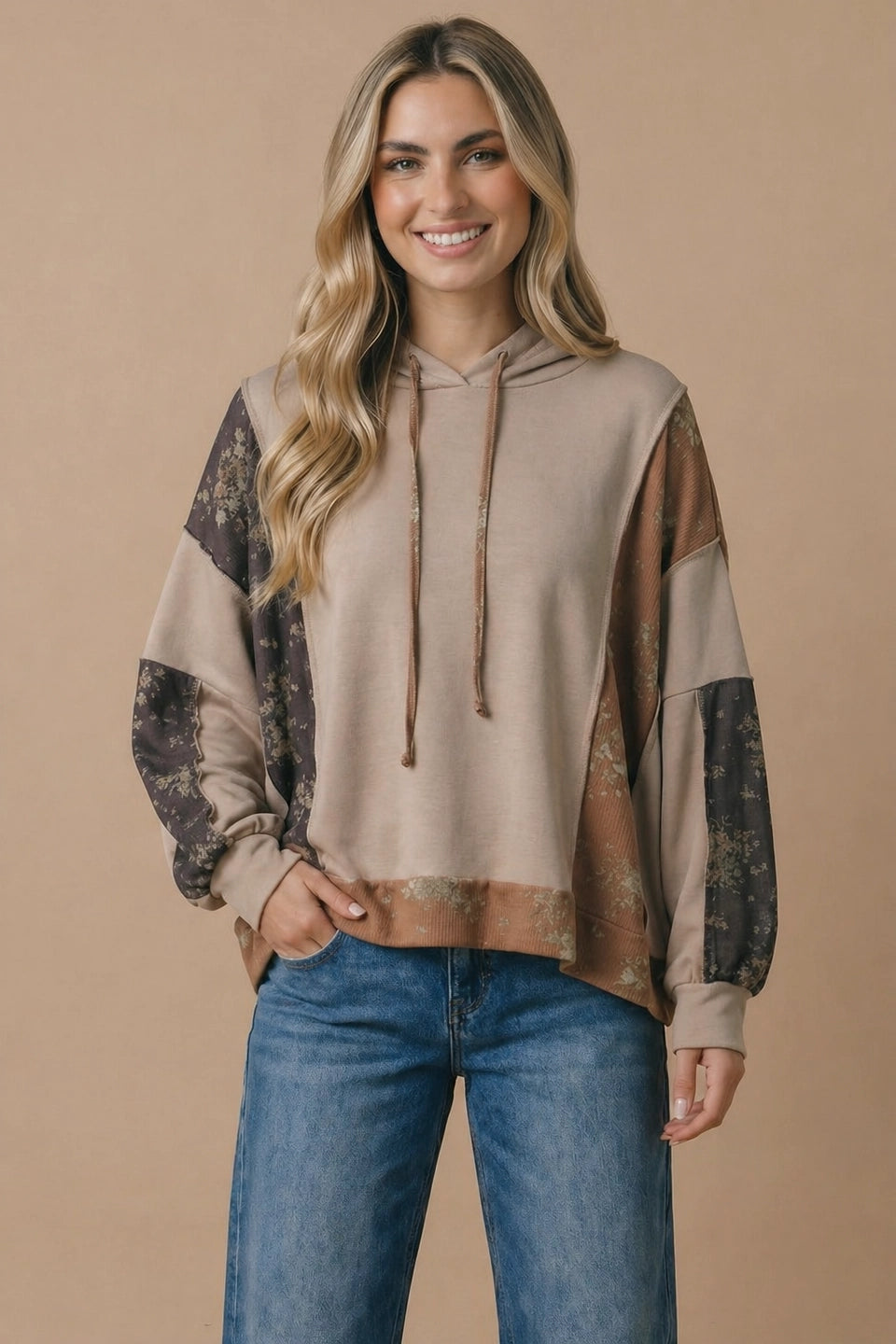 Ember Color Block Hoodie