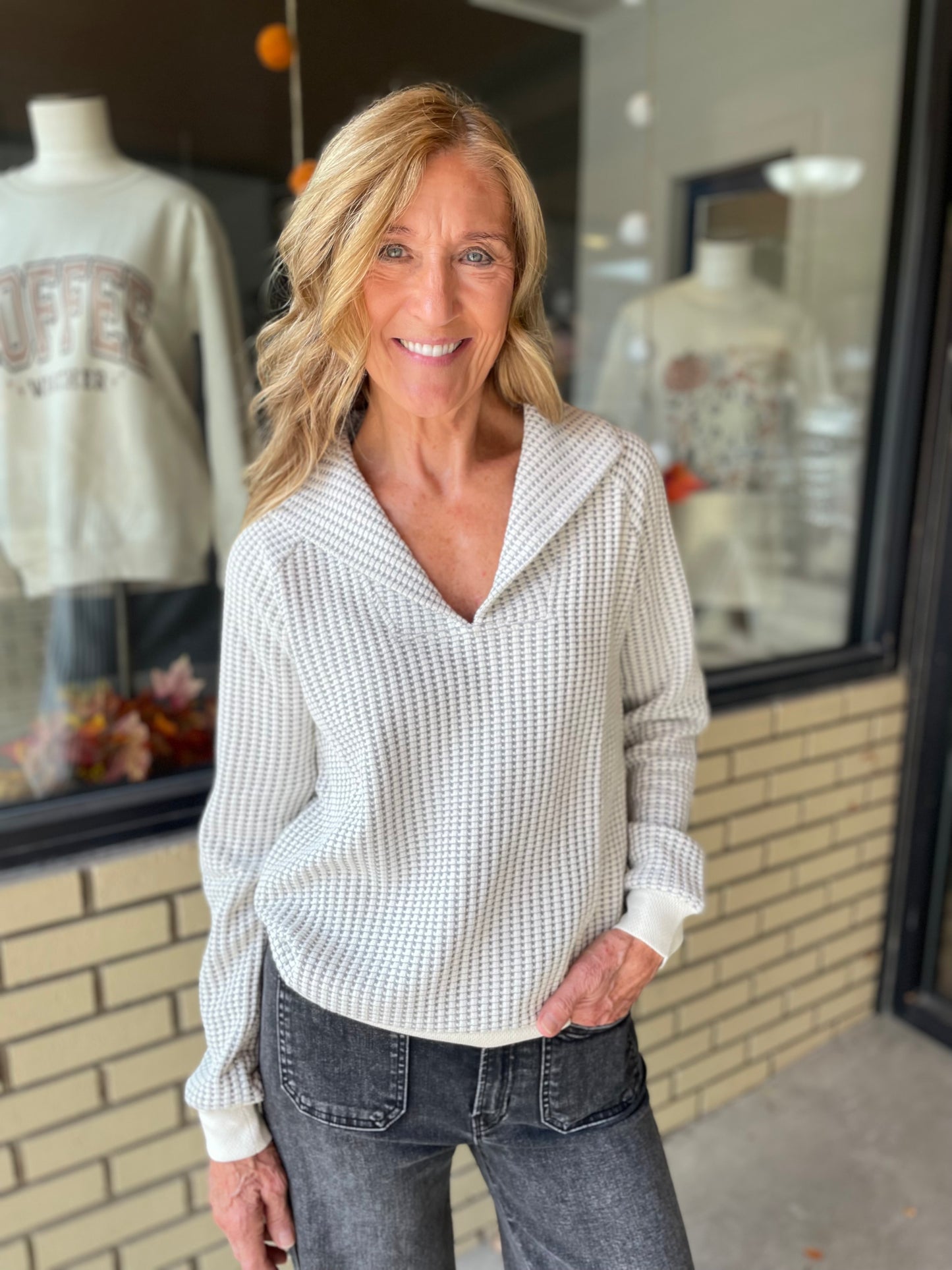 Taryn Collared Top