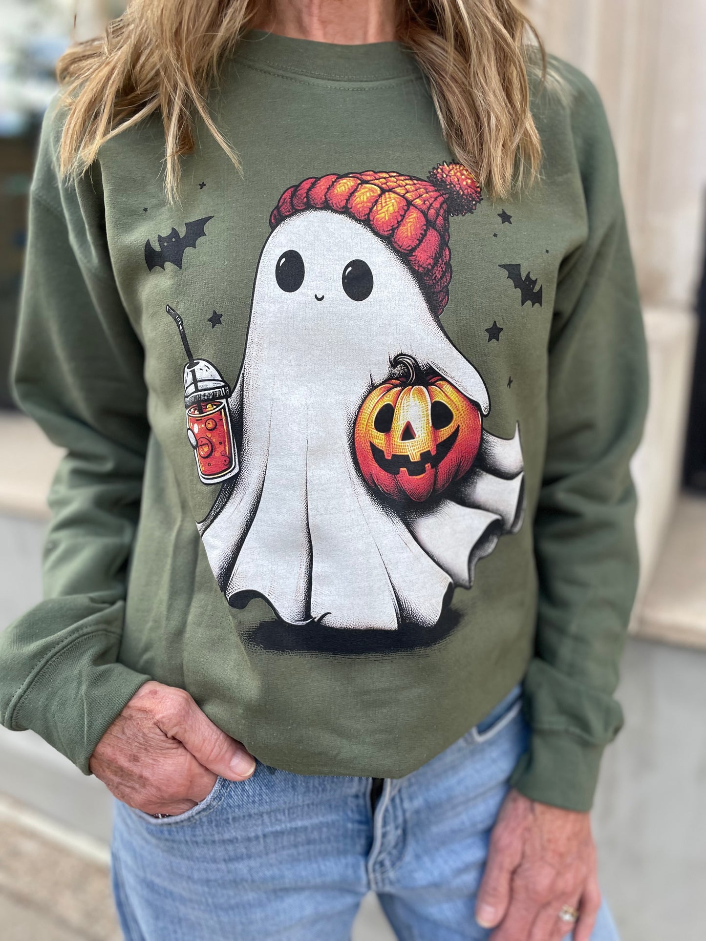 Cute Ghost Sweatshirt