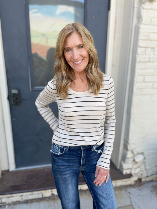 Lauren Black Birch Top