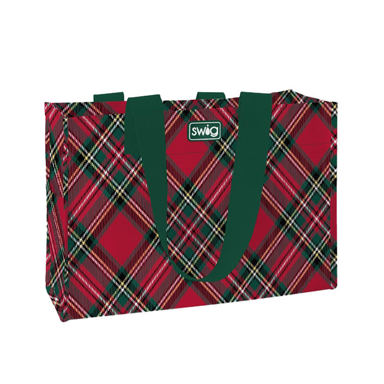 Christmas Plaid Bag Large