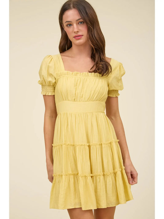 Karah Tiered Mini Dress