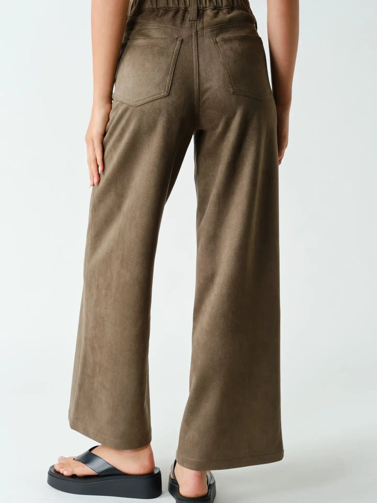 Mono B Suede Wide Leg