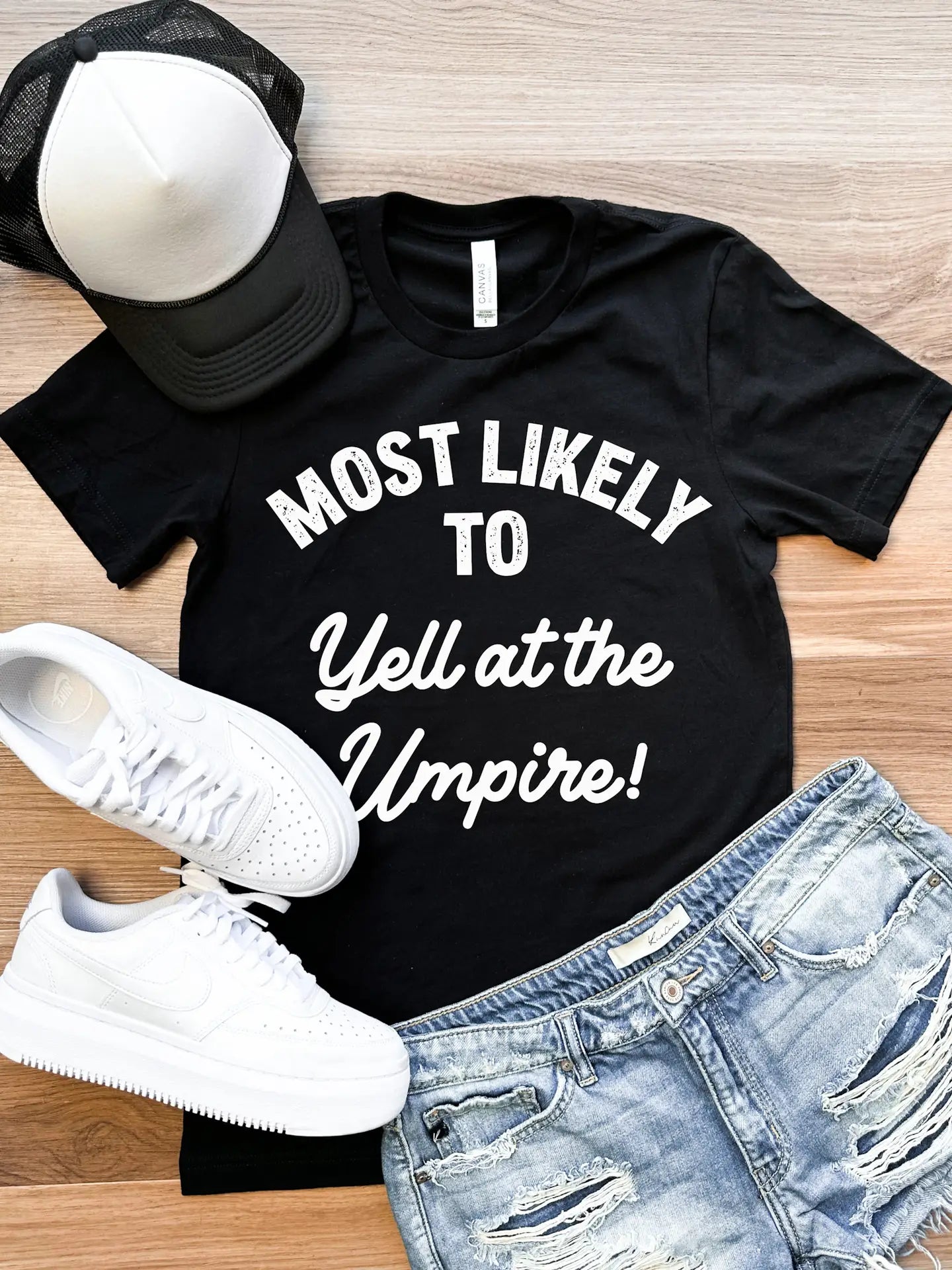 softball tee t-shirt baseball sports umpire casual wear short sleeves