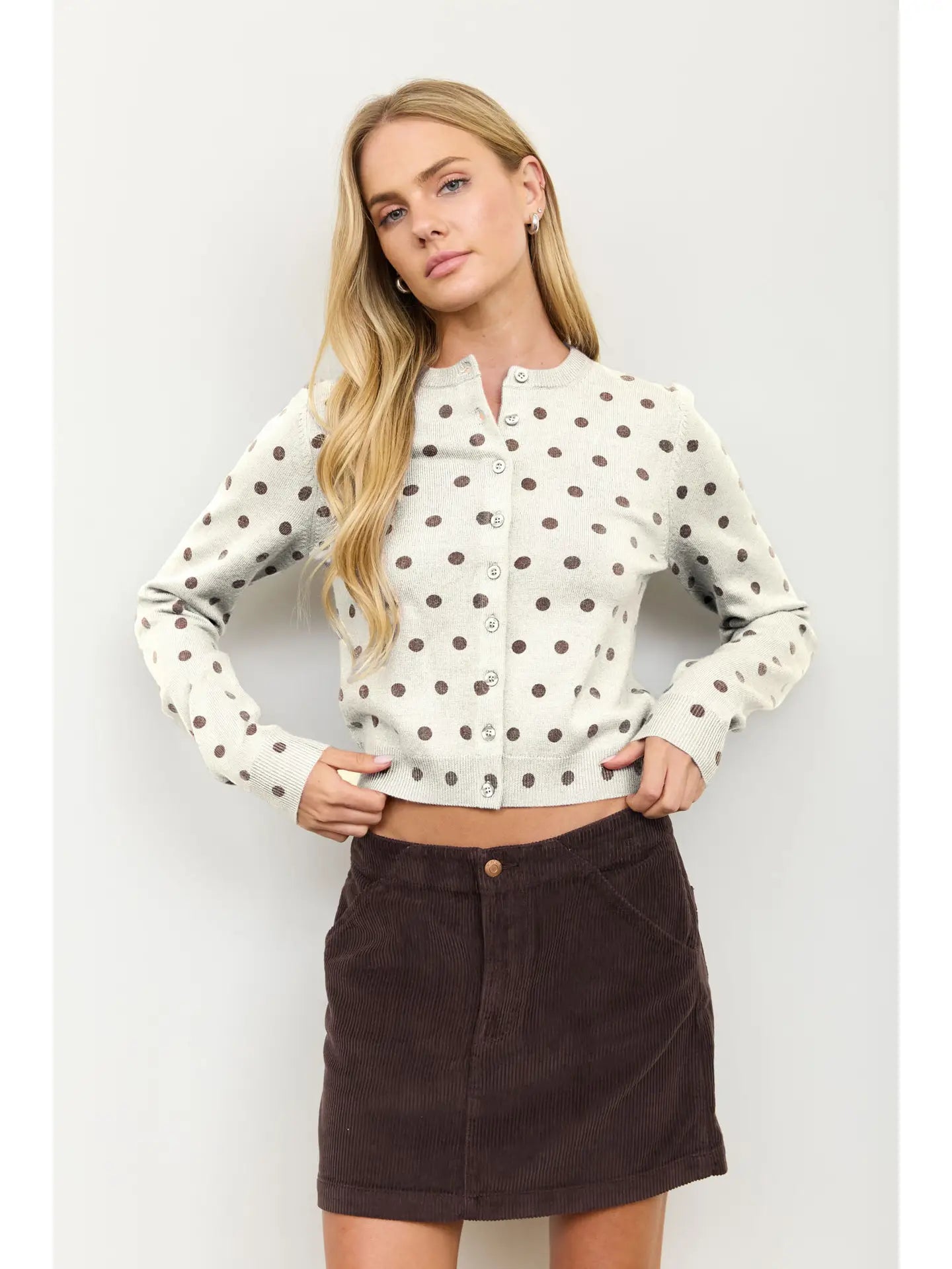 Josie Polka Dot Cardigan