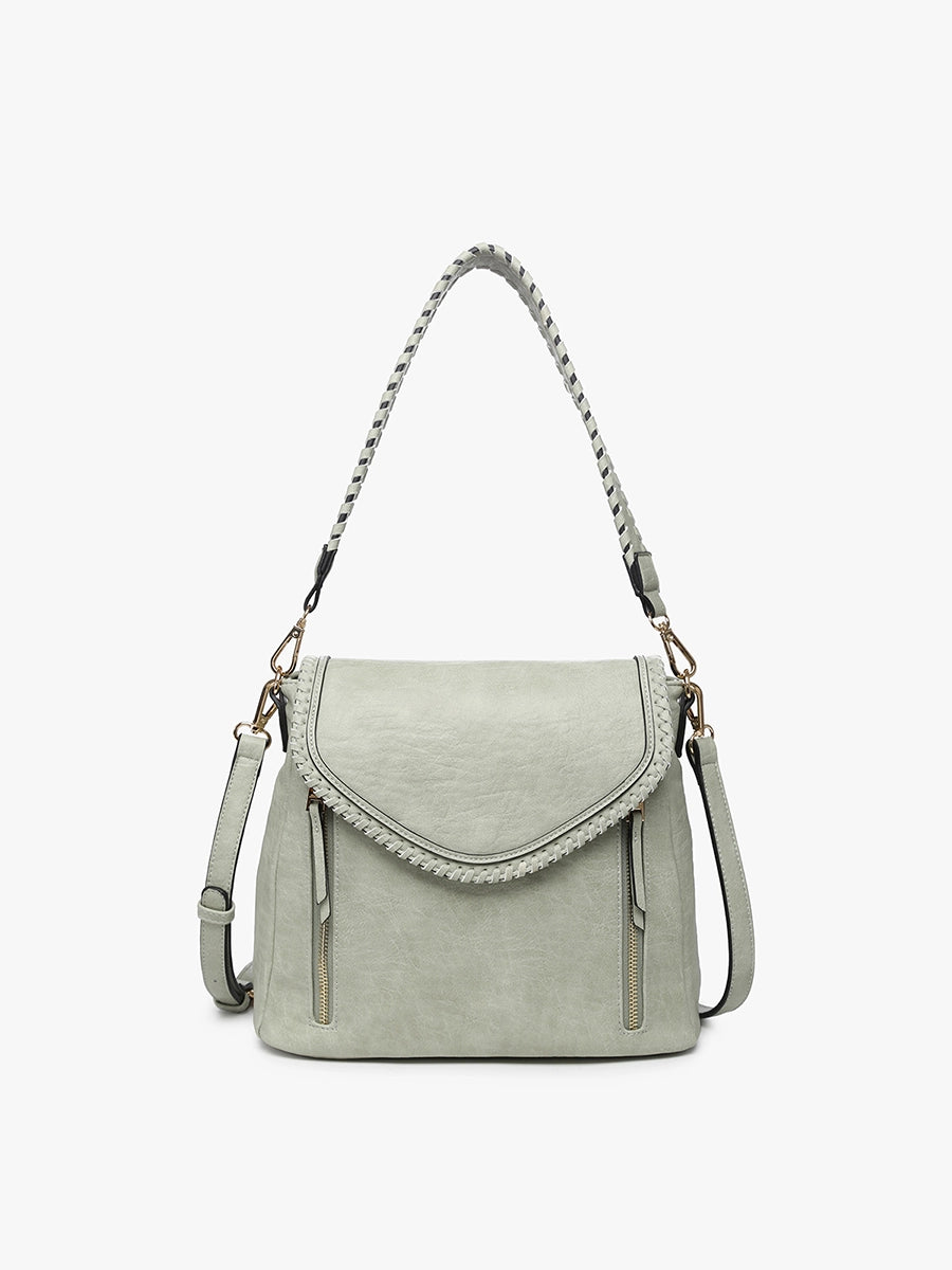 Lorelei Sage Double Zip Whipstitch