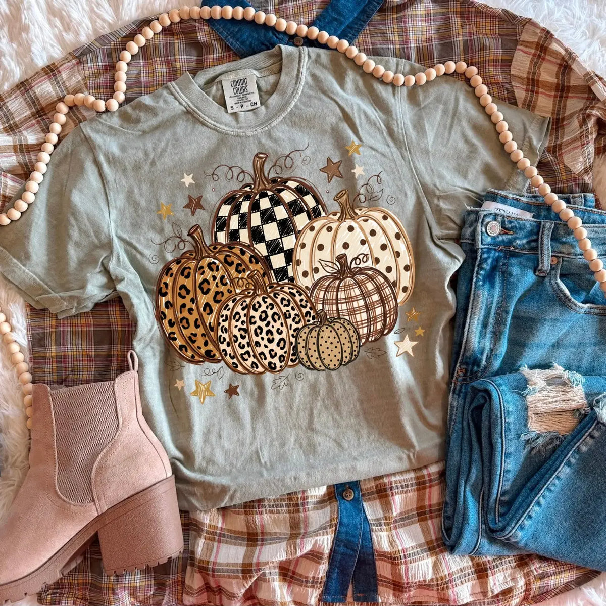 Pattern Pumpkin Tee