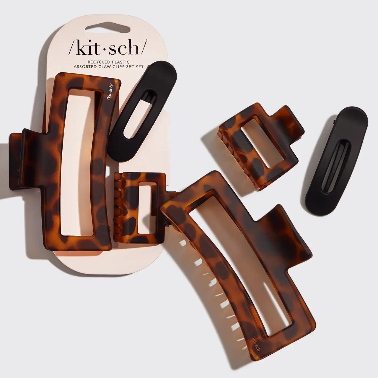Assorted Claw Clips 3PC Set