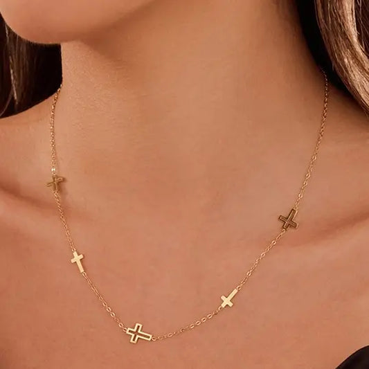 Multi Cross Necklace