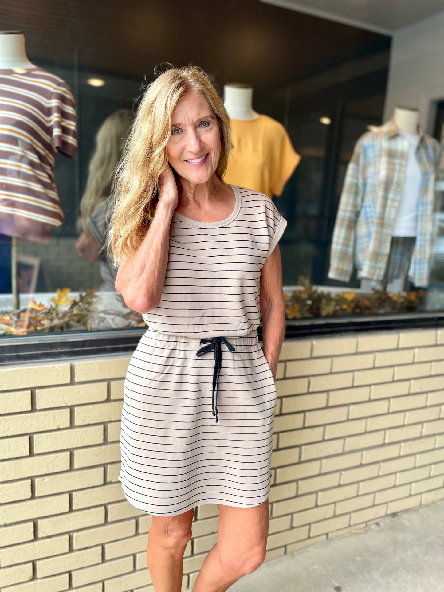 Gardenia Striped Dress