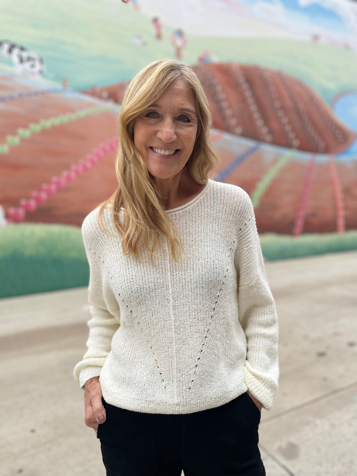 Kilah Pointelle Sweater