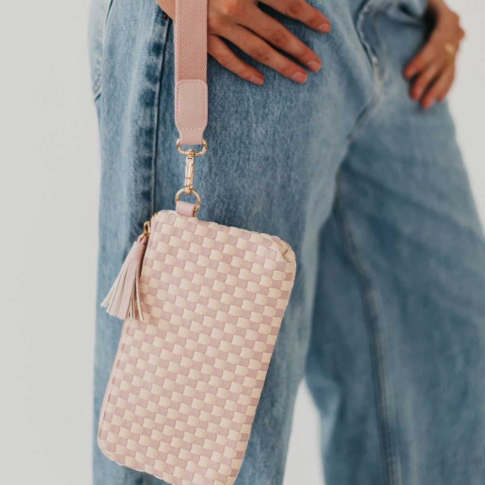 Emma Woven Clutch Wristlets
