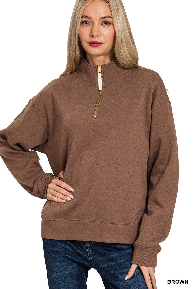 Ophelia Half Zip Sweatshirt