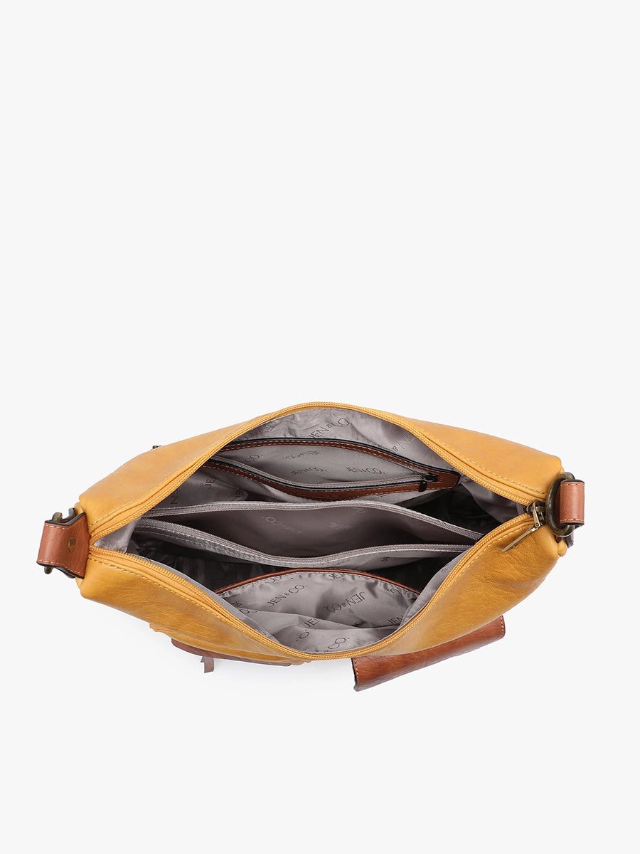 Journee Two-Tone Hobo Bag