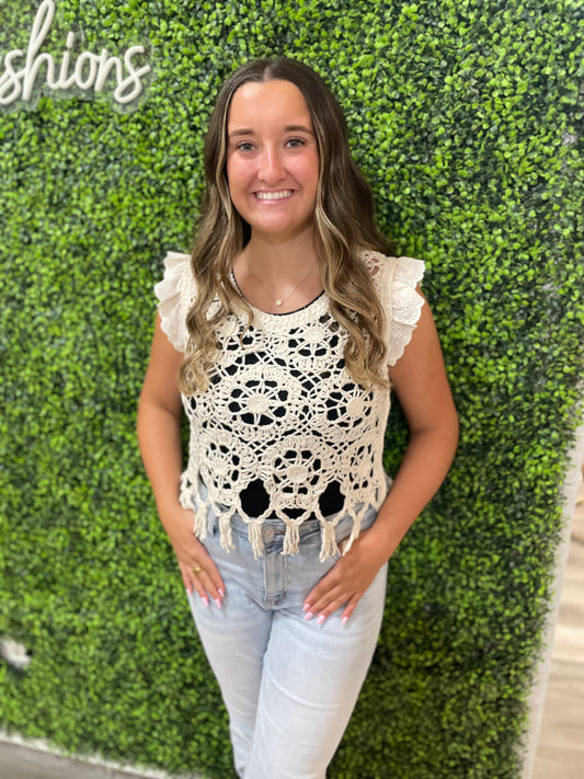 Quinn Crochet Lace Sleeve