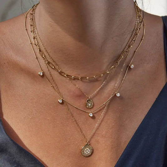 Teardrop Charm Necklace
