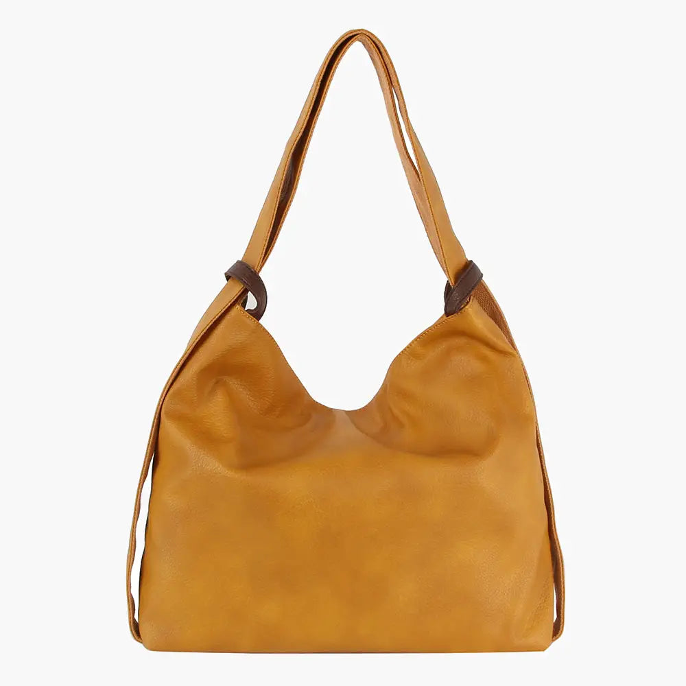 Mustard Convertible Backpack Bag