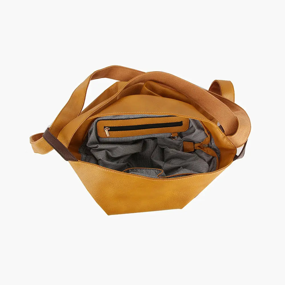 Mustard Convertible Backpack Bag