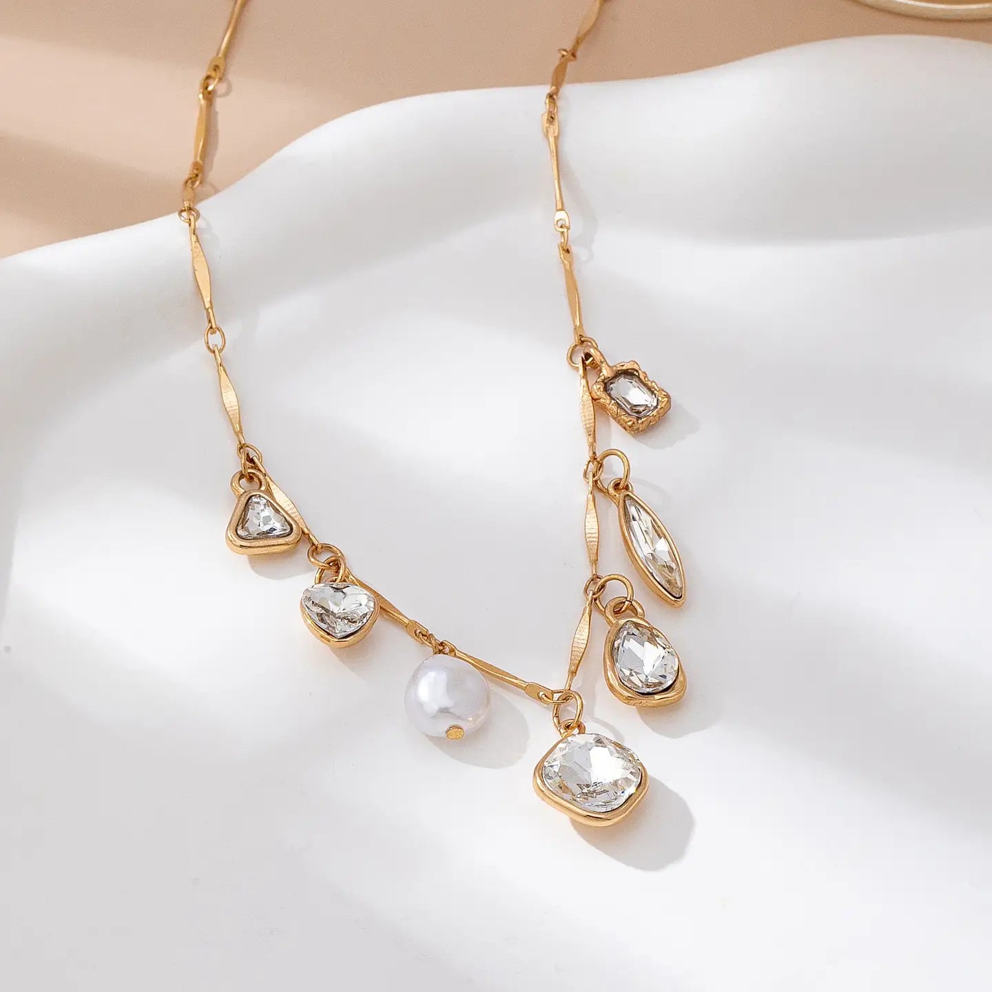 Charm Necklace-Multi Style Rhinestone