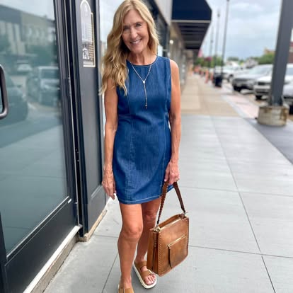 Aurora Sleeveless Denim Dress