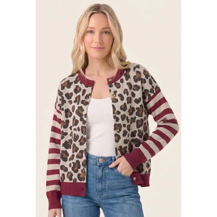 Lacy Leopard Cardigan