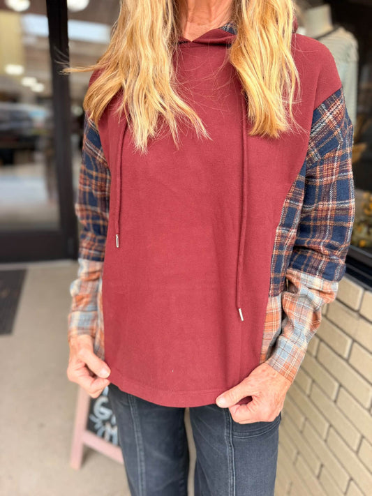 Millie Plaid Hoodie
