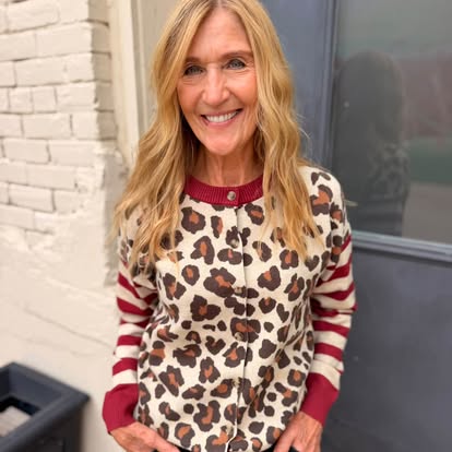 Lacy Leopard Cardigan