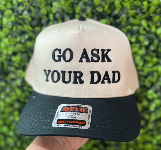 trucker hat dad one size casual trendy chic appropriate 2 tone cap embroidery