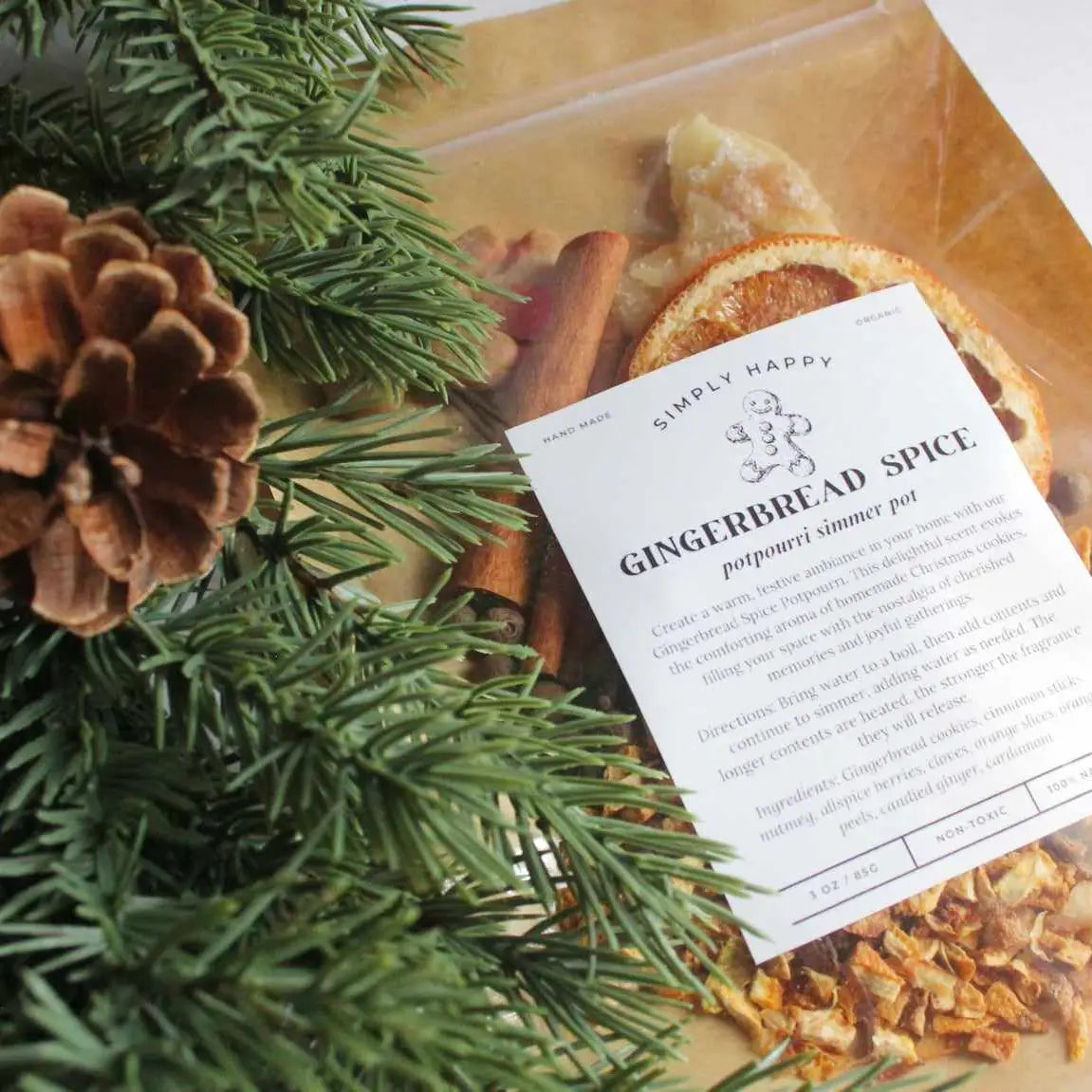 Gingerbread Spice|Organic Potpourri Blend