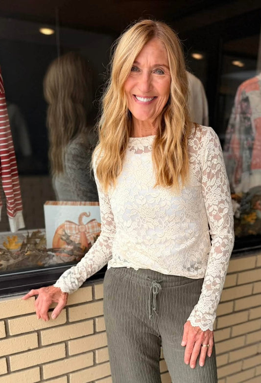 Marleigh Lace Layering Top