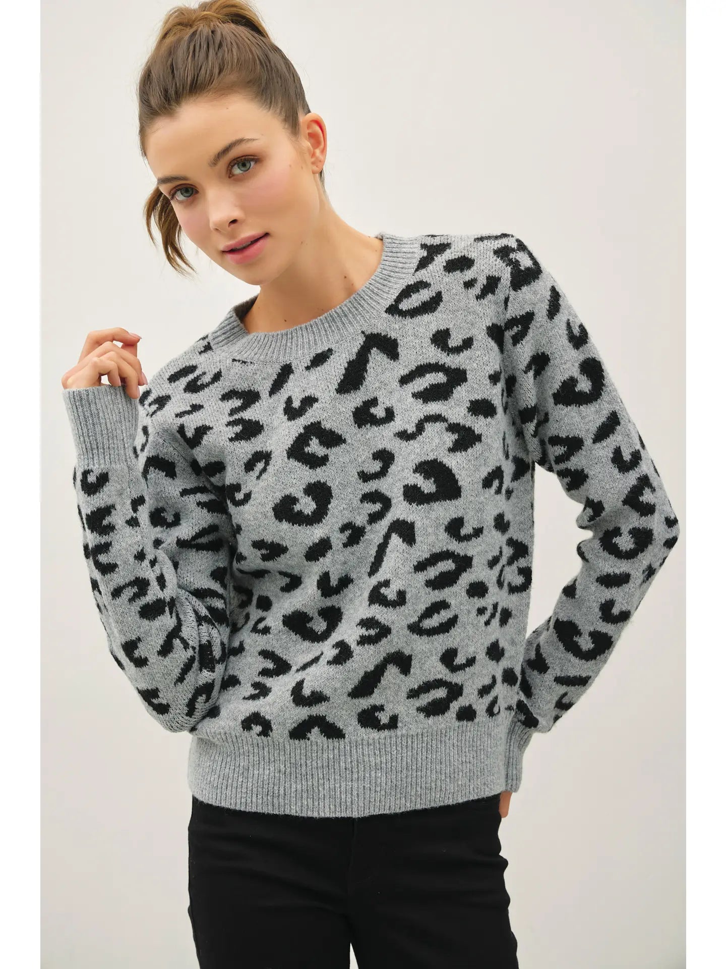 Leisha Leopard Sweater
