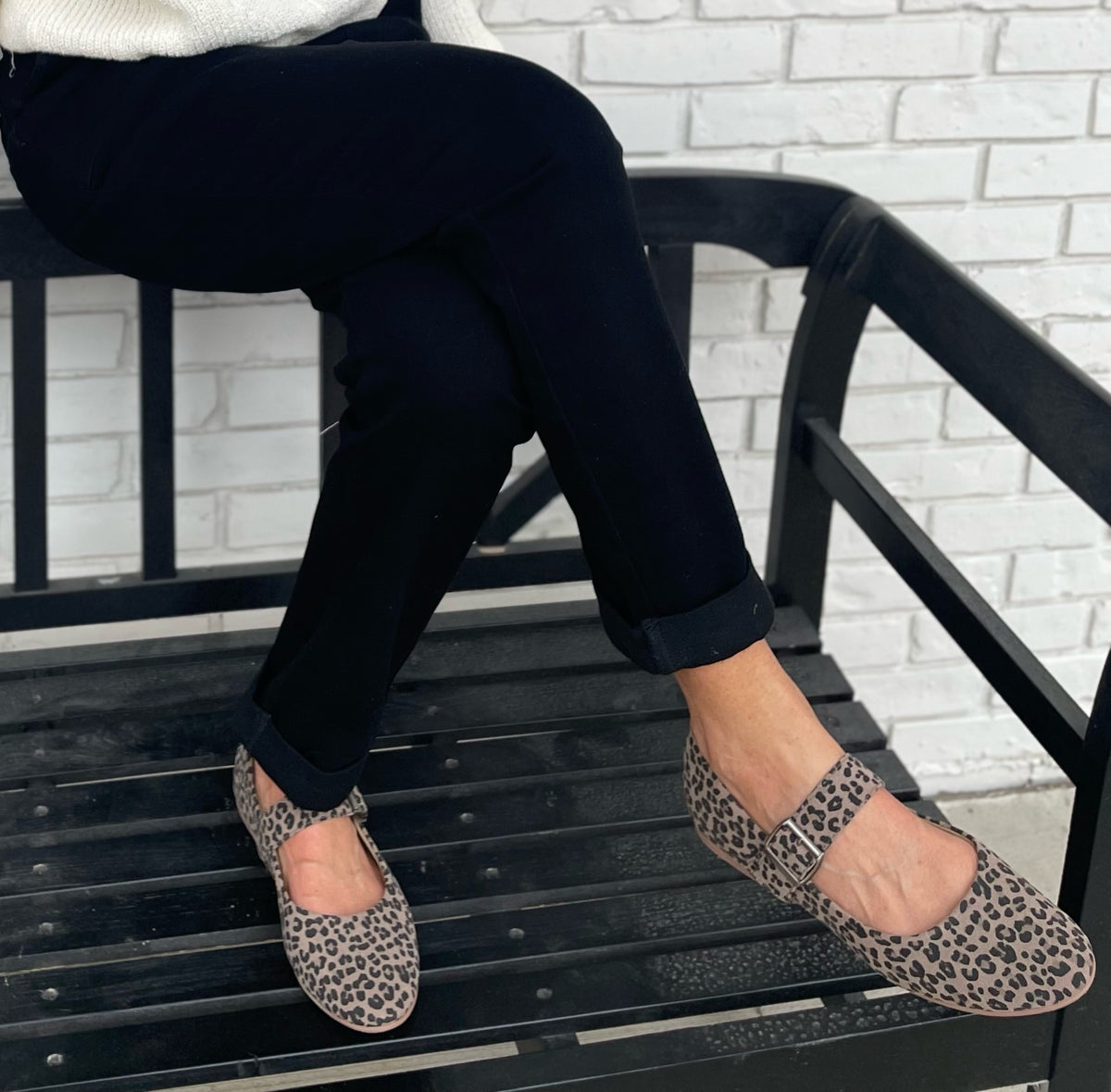 Samantha Leopard Flats