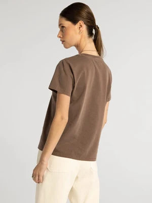 Asher Deep Mahogany Tee