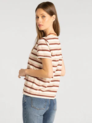 Asher Pink/Burgundy Tee