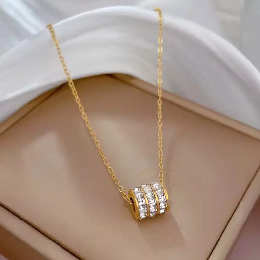 Bling Barrel Necklace