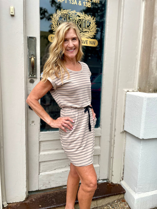 Gardenia Striped Dress