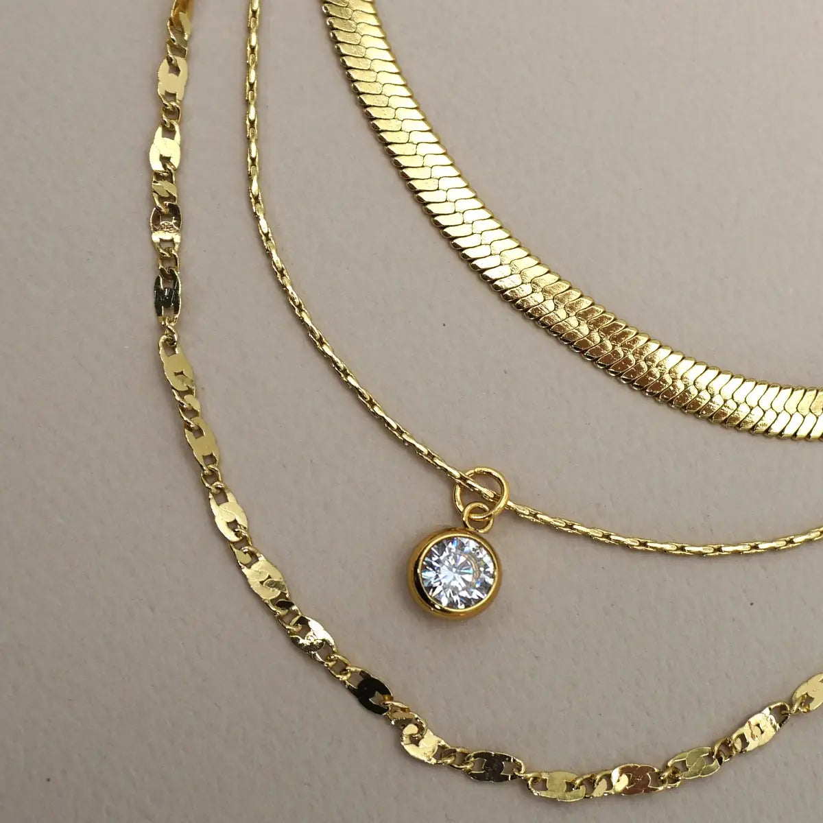 Triple Layered Necklace